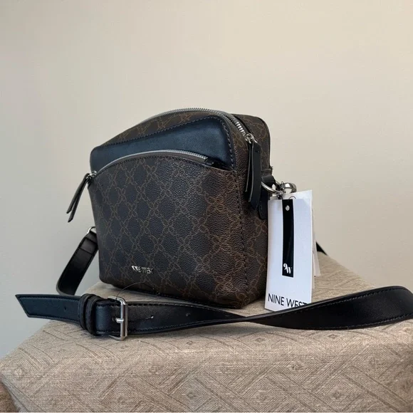 Nine West Brown Crossbody NWT - Picture 3 of 9